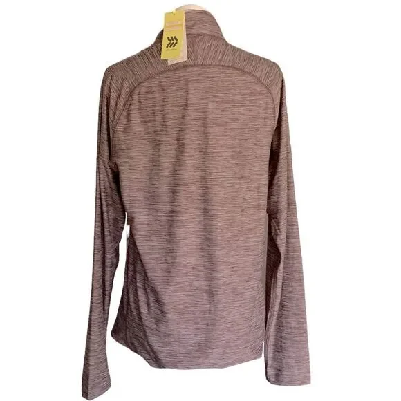 All in Motion Plum Heathered Round Hem Hoodie Sz S - Picture 2 of 6